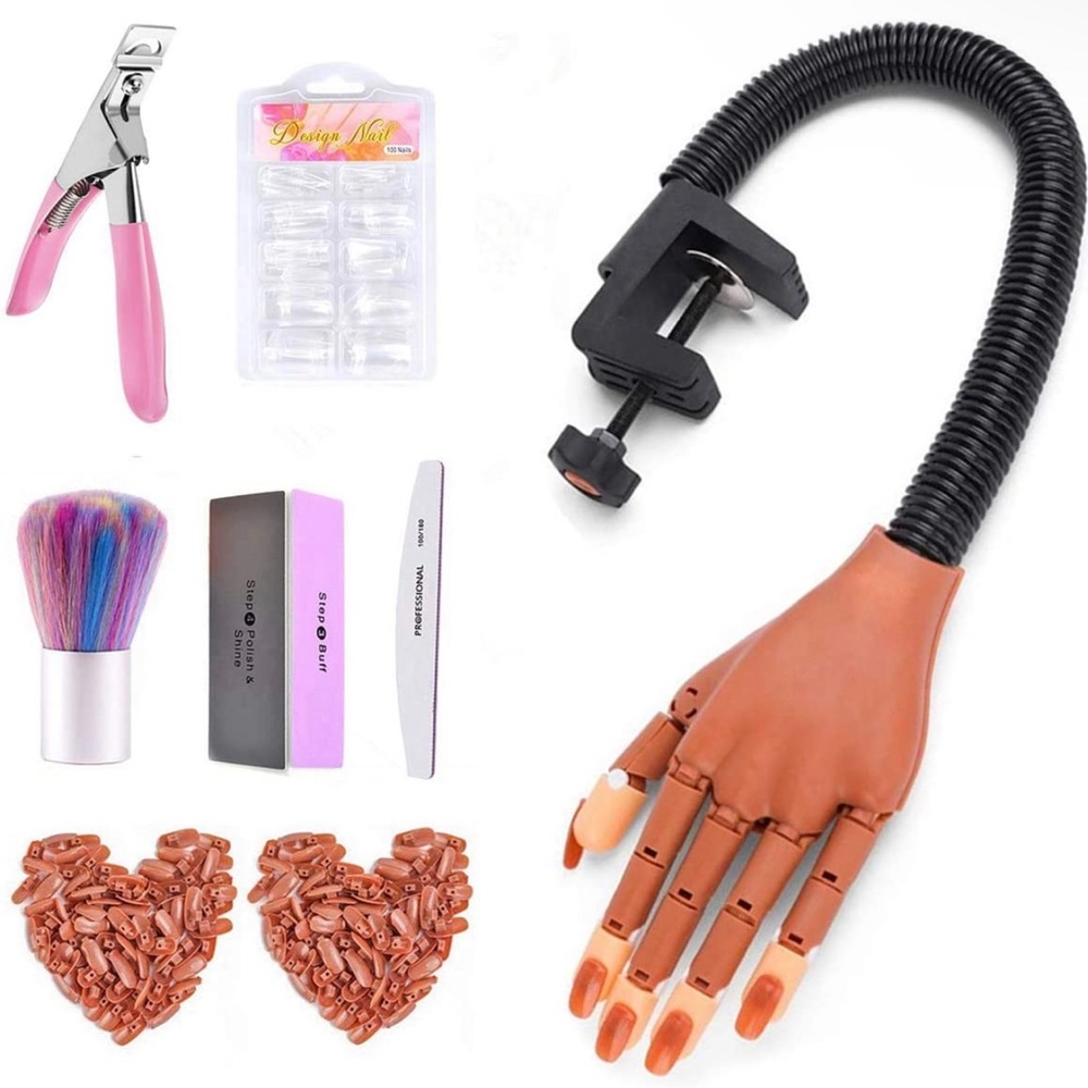 Practice Hand for Acrylic Nails